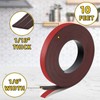Qualsen Magnetic Tape - Strong Flexible Magnetic Strips with Adhesive