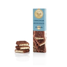 Venchi Chocolate stick: Chocoviar Stracciatella Soft Bar, 7.05 oz - Perfect for Milk Chocolate Lovers - Gluten Free
