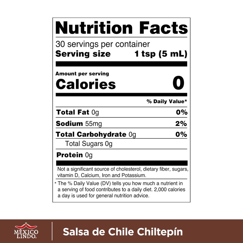 Mexico Lindo Chiltepin Hot Sauce | 14,200 Scoville Level |