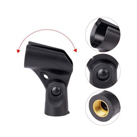 Generic A25D Microphone Clips Clamp Holder Replacement for Shure SM58 BETA58A PG58 BETA57 SM57 Microphone, 2 Pack