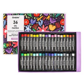 Grabie 36 Colors Premium Oil Pastel Set for Artists and Students