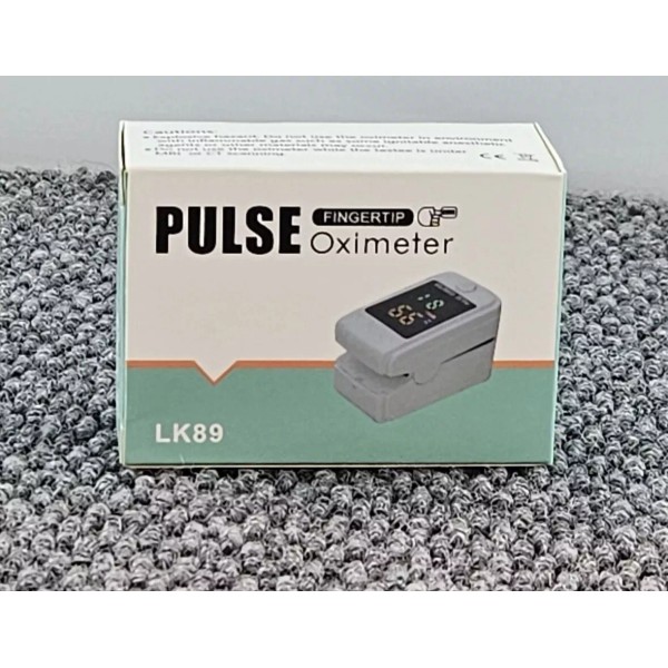 Unbranded Pulse Oximeter LK89 Finger Oximetry Saturation Heart Rate Pressure