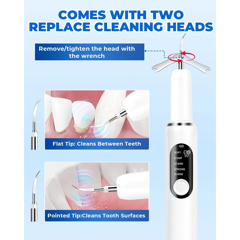 PATWING Ultrasonic Dog Tooth Cleaner, Plaque & Tartar Remover for
