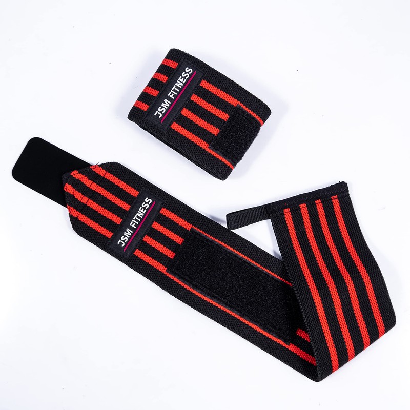 JSM FITNESS® Wrist Wraps for Stabilizing Wrist and Strengthening Grip