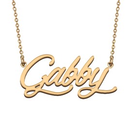HUAN XUN Custom Initial Pendant Graduation Necklaces for Daughter Gabby Pendant Jewelry Gifts