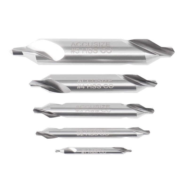 Accusize Industrial Tools 5pc ANSI M42 (H.S.S. + 8% Cobalt)