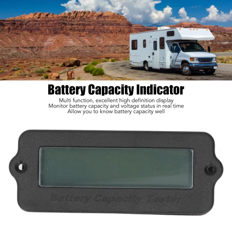 Lithium Battery Capacity Indicator Meter Tester Charge Discharge Monitor Percentage