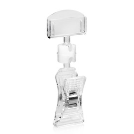 Pack of 10 Clear Sign Holder/Bracket with Ball Joint