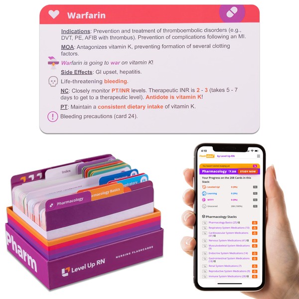 Pharmacology Flash Cards – No Fluff – Nursing School Essentials