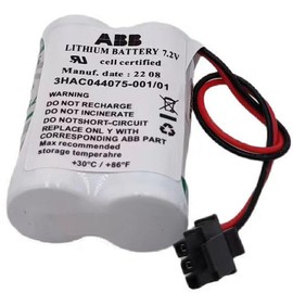 HDSBFCWYGG <- 3 Pack -> 3HAC044075-001/01 7.2V 3600mAh SMB PLC Lithium Battery for ABB Robot CPU ABBTA521 ABB3HAC16831-1
