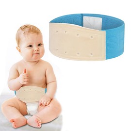 KSJEHW Nabelbruchgürtel Baby Bauchband Infant Bauchbinde für Hernia Support Truss Kinder Nabel Bauchnabel Band Neugeborenen Baby Supplies Einstellbare Wrap(Blau)