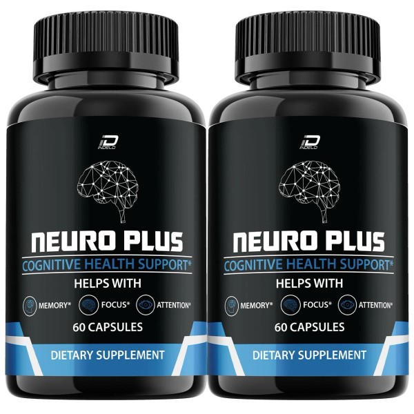 (2 Pack) Neuro Plus Brain Supplement - NeuroPlus for Memory,