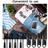 Black Zippers, Zipper Repair Kit for Jackets with Zipper Instal