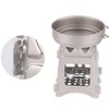 Camping Stove 304 Stainless Steel Folding Backpacking Burning Stove Portable