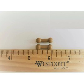 Unbranded 2 x 1/6 Extra Long Foot Leg Pegs Joint Adapter 3/4" For 12" Hot Toys Figure Body