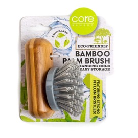 Core Bamboo Dish Washing Palm Brush with Hanging Hole