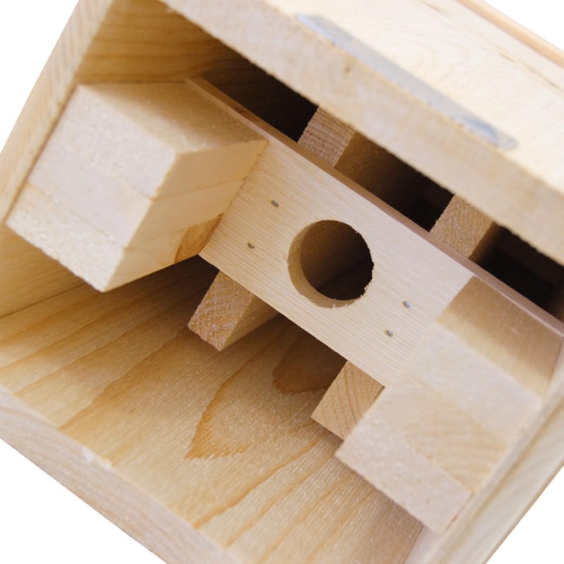 Bat Tower Beacon 4-Chamber Outdoor Bat House – Pole-Mounted Pine