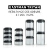BlenderBottle GoStak Twist n' Lock Storage Jars, 40cc 4-Pak, Black