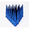 TJF AUTO 20PC BLUE 14X2 CONICAL SEAT SPIKE LUG NUT