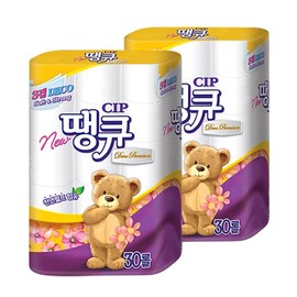 Thank You New Thank You 14m 3-ply 30 rolls x 2 packs / 땡큐 New 땡큐 14m 3겹 30롤 x 2팩