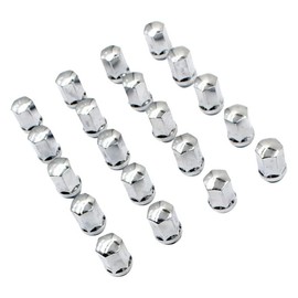 Coyote Accessories 53K548 Chrome Cone Seat OE Style Lug Wheel Installation Kit W/o Valve Stems