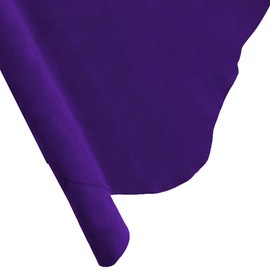 ELW Premium Suede Cowhide 2-4 oz (1-1.6mm) - Soft Full Grain Pre-Cut Side Leather - (1-3 SQ FT,Purple) - USA Made Silky Buffed Suede Fabric Leather for Car Upholstery, Crafts, Garments, Furniture