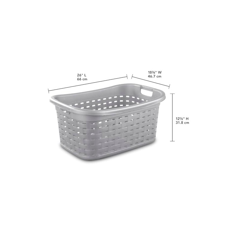 STERILITE 12756A06 Cement Weave Basket, 26"