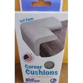 KidKusion Safety Soft Foam Corner Cushion Child Baby Proofing Guard Corner Protector 2-4pk
