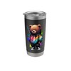 Teddy Bear Colorful Hip Hop Music Culture Rap Lover Stainless