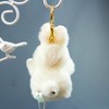 Bamboo Shoot 68445 Petit Forest Nakama Keychain Rabbit White Plush