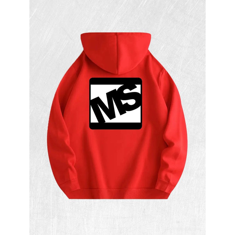 MS Logo Graphic Hoodie 100% Cotton US Warehouse 7 ColorsColor: