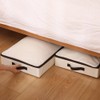 AMJ 4" Foldable Underbed Storage Closet Organizers and storage bins,