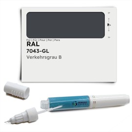 Genuine Colors Paint Pen Traffic Grey B 7043-GL for RAL Grey