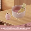 4Pcs Matcha Whisk Set, Japanese Matcha Tea Set,Ceramic Matcha Bowl