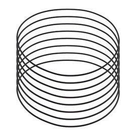 eMagTech Nitrile Rubber O-Rings 195 mm Outer Diameter 189 mm Inner Diameter 3 mm Width Water Metric Seal Compatible with Grundfos JP5 JP6 Black Pack of 8