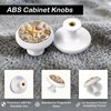 Artinhand 4 Pack Coastal Seashells Cabinet Knobs for Kitchen Bathroom