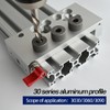 Aluminum Profile Drill Guide Access Hole Drill Jig For 1515