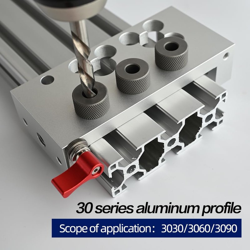 Aluminum Profile Drill Guide Access Hole Drill Jig For 1515