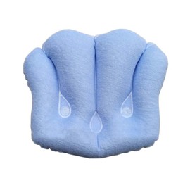 Soft Inflatable Bath Treatment Site High Support Bath Cushion Bathing Cushion for Main Travel Light Blue