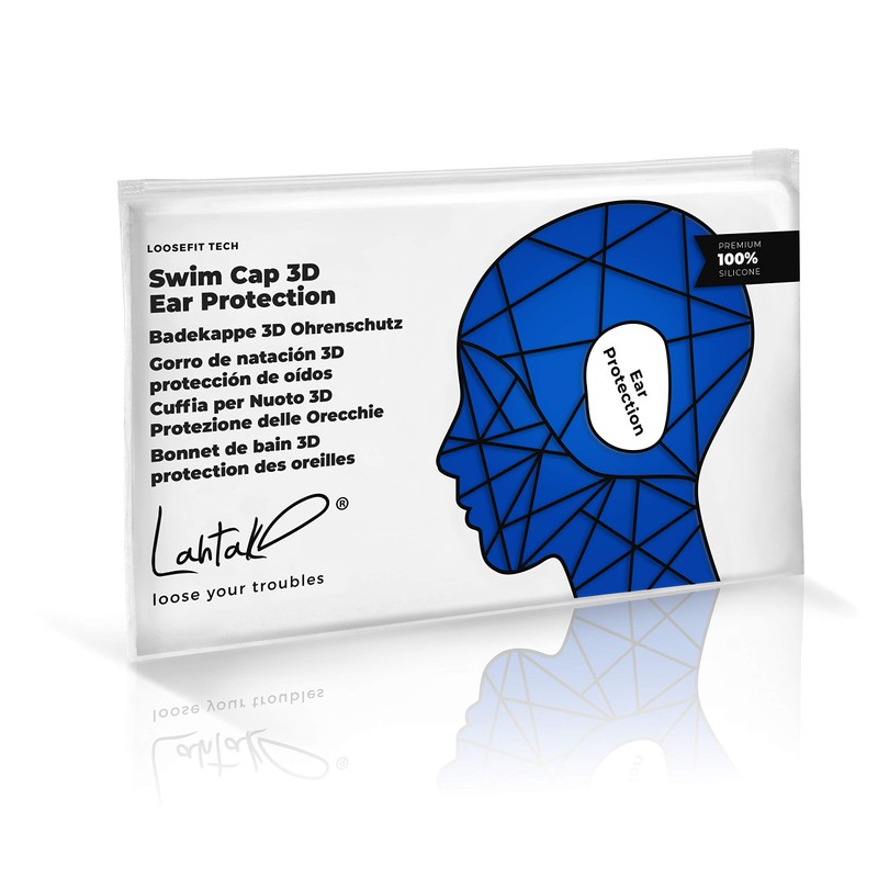 スイムキャップ 耳保護 3D - 水泳キャップ レディース メンズ - シリコンスイムキャップ 防水