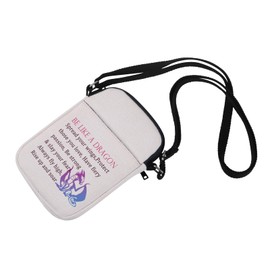 Dragon Cosmetic Makeup Bag Dragon Lover Gift Be Like A Dragon Zipper Pouch Bag (DragonCrossbody)