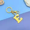 Dabihu Stainless Steel Letter Pendant with Key Ring for Car