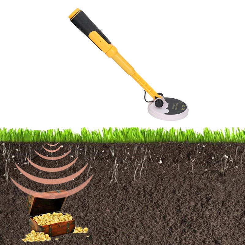 Metal Detector Handheld ABS Accurate Rechargeable Waterproof Metal Detecting Equipment