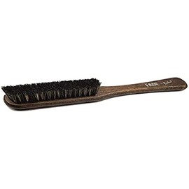 NANO ABSOLUTE Fade Brush S - Beard Brush Men - Beard Care Brush - Cleaning Brush for Men - Ideal for Removing Cut Hair - Hairdresser & Barber Needs - Wooden Styling Brush Black