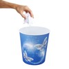 Idena 10485 Children's Waste Paper Bin with Butterfly Motif, Polypropylene,