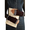 MERSADA Gloves without fingers hand warmers mittens women's fingerless gloves