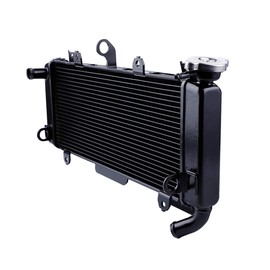 XMT-MOTO Black Motorcycle Radiator Cooler Fit For Kawasaki Ninja 650 Z650 ER650 2017-2023