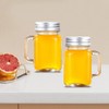 JECOMPRIS 4 OZ Mason Jar with Lid: 6pcs Drinking Glasses