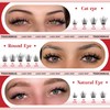 TOOCHUNAG Wispy Eyelash Clusters Manga Lashes Extensions 10-16mm Cluster Lashes