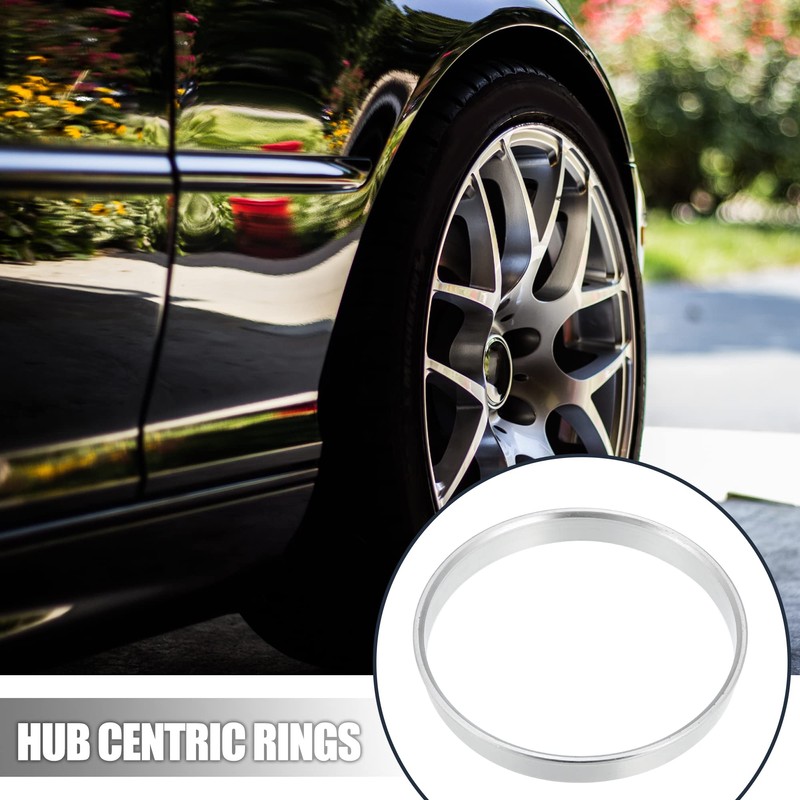 X AUTOHAUX Set of 4 Car Hub Centric Rings Outer